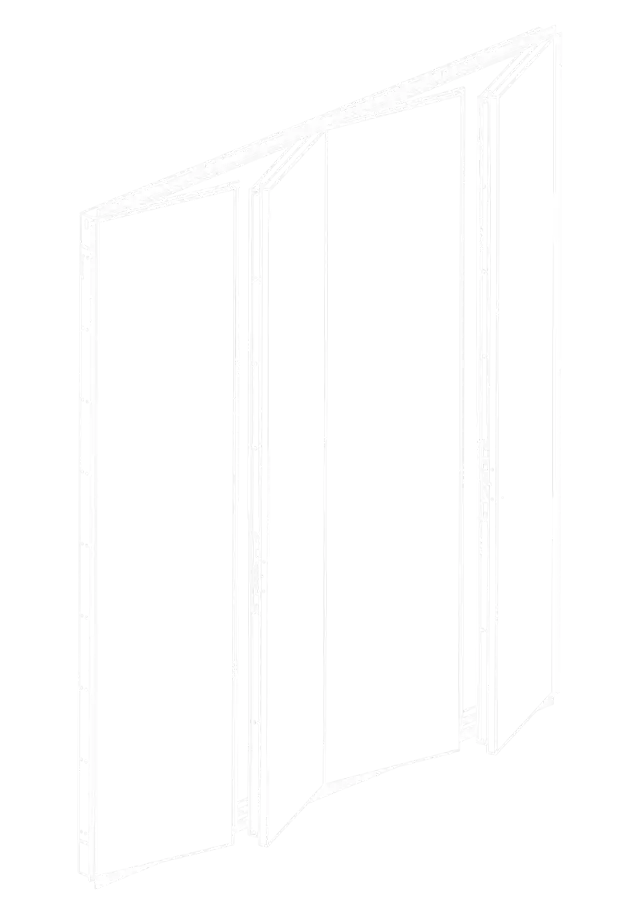 Triple Door Configuration Drawing